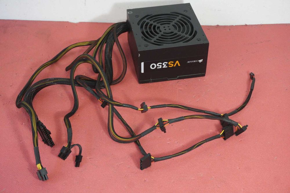 Захранване, PSU 350W Corsair VS350 - 8pin CPU + 8pin PCIe/ Вкл.ДДС