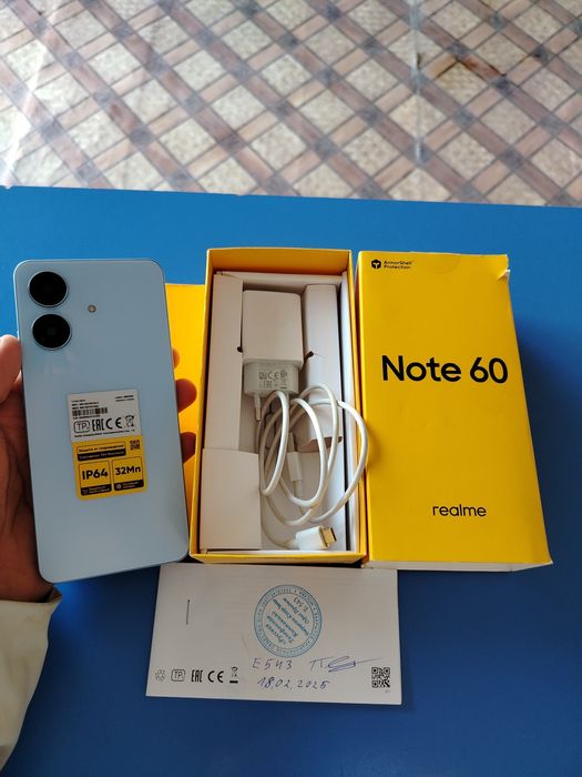 Realme NOTE 60   RADNOY  128/8GGA