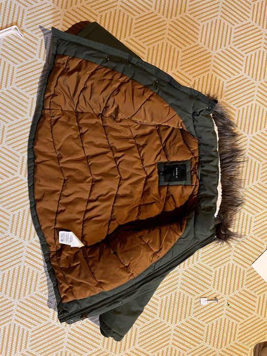 5 ani/110 - Haina geaca iarna groasa khaki nameit