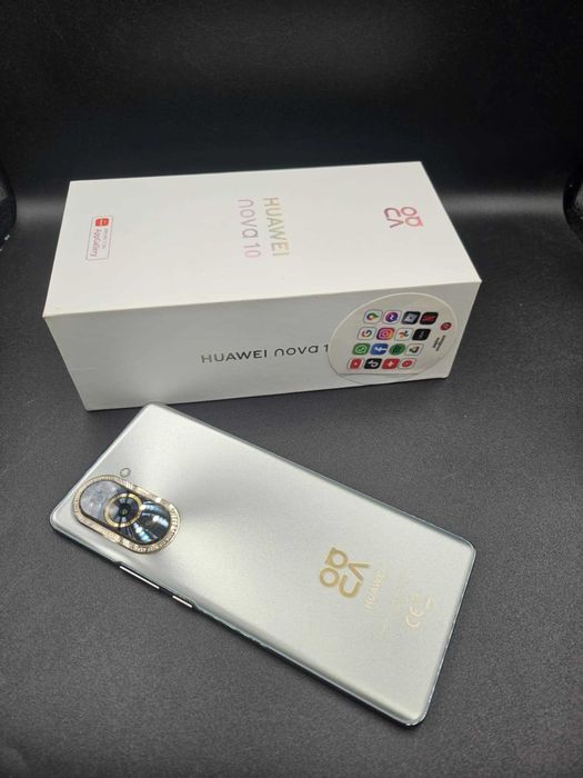 Hope Amanet P5-Huawei Nova 10 Starry Silver, 128GB/8GB, Impecabil !