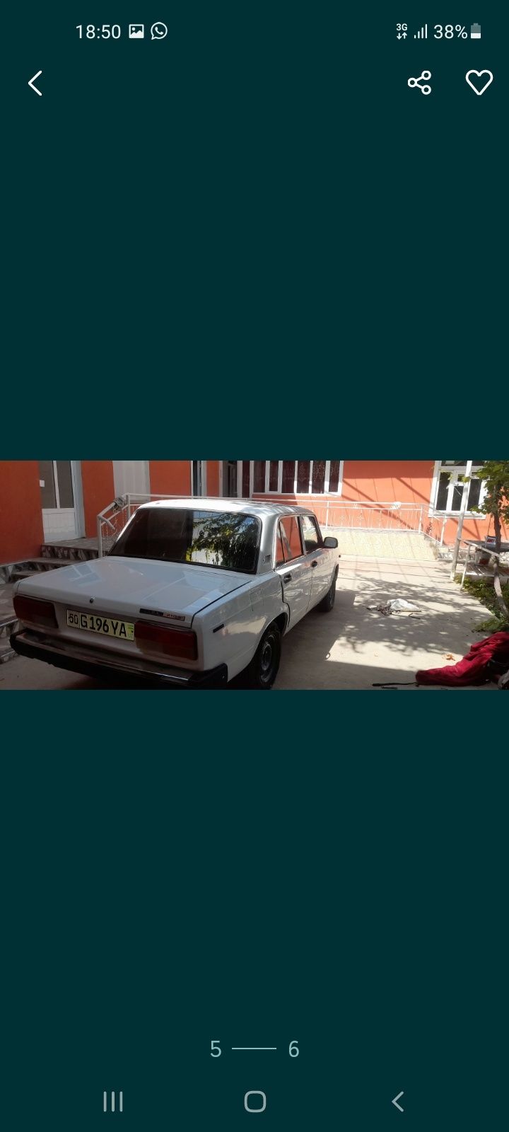 Lada 2107 yli 2001 sirochna sotiladi