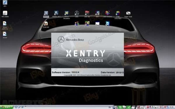 Tester Auto Mercedes Benz MB STAR 2022 XENTRY SD Connect C5 + Laptop