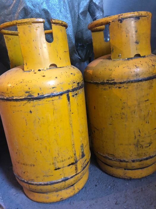 газовые балоны желтые