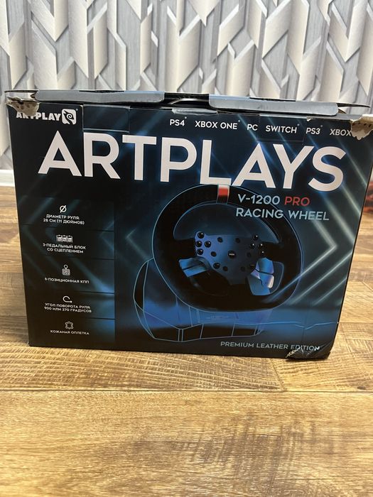 Игровой руль Artplay v-1200 pro