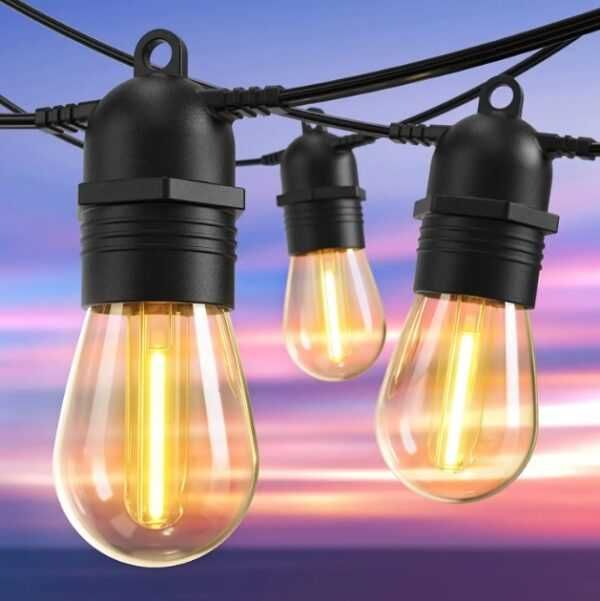 Ghirlanda Ultrasonic 15 M, 15 Becuri LED și 2 becuri rezerva,Int/Ext.
