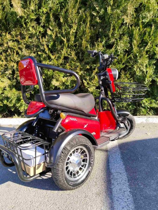 Електрическа триколка Pudding RED 1800W-48V-20Ah