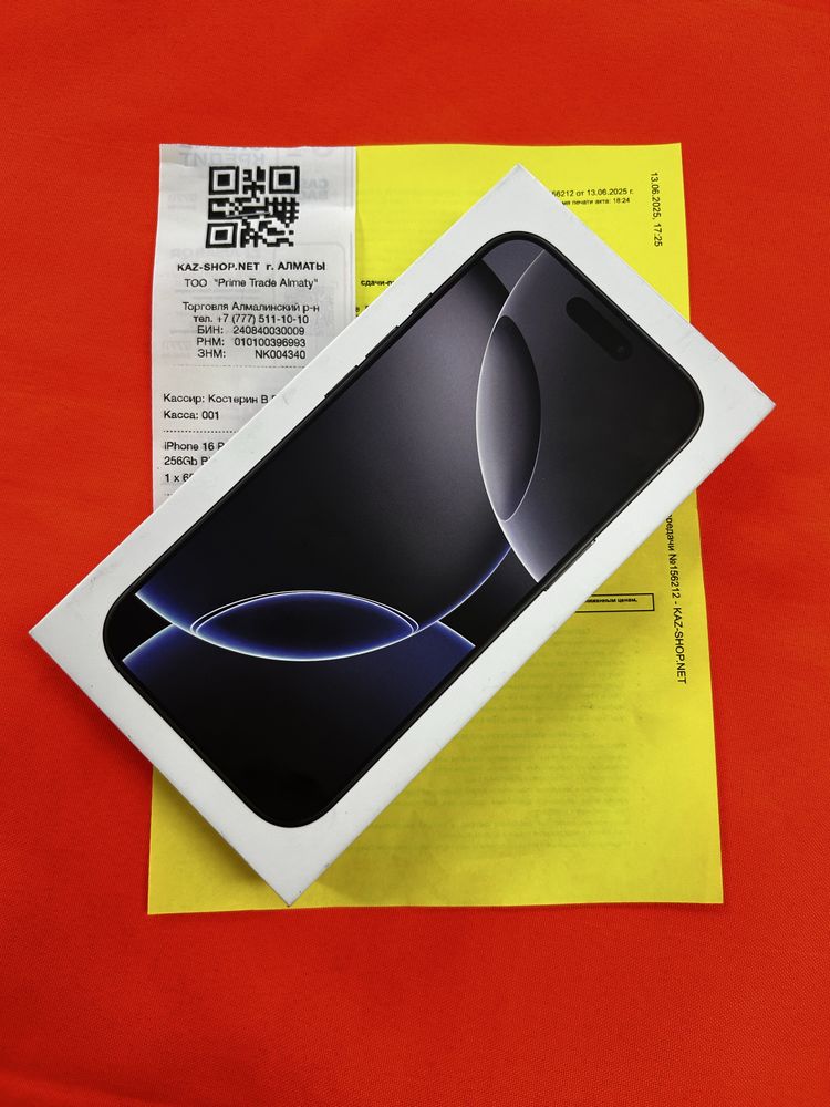 Iphone 16 Pro 256Gb Новый ЕАС