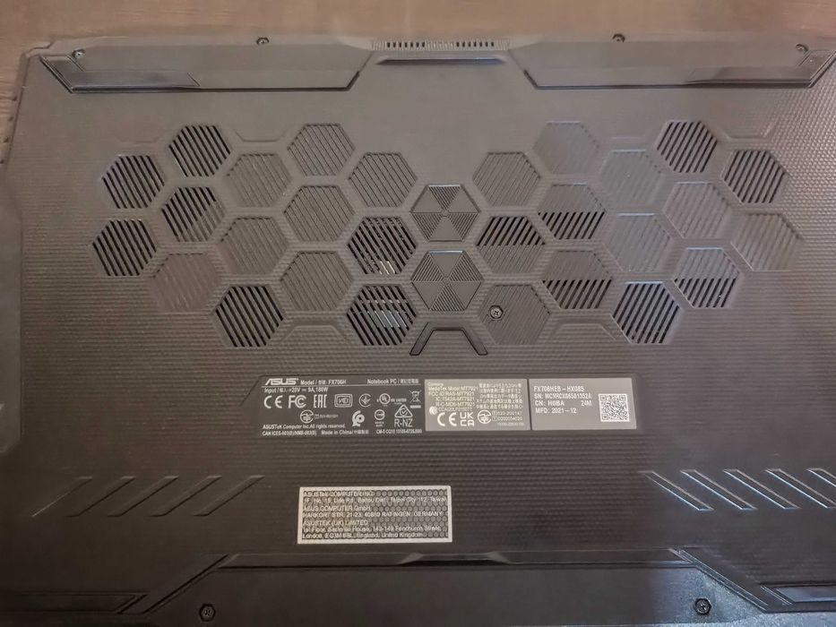 Лаптоп Asus tuf gaming f 17