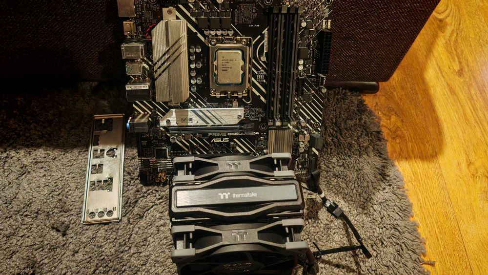 Intel i5-12400, 6 Cores + ASUS PRIME B660M-A + Охладител