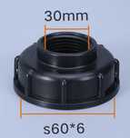 Adaptor cupla reductie flansa mufa racord capac cub bidon IBC 30mm 1"