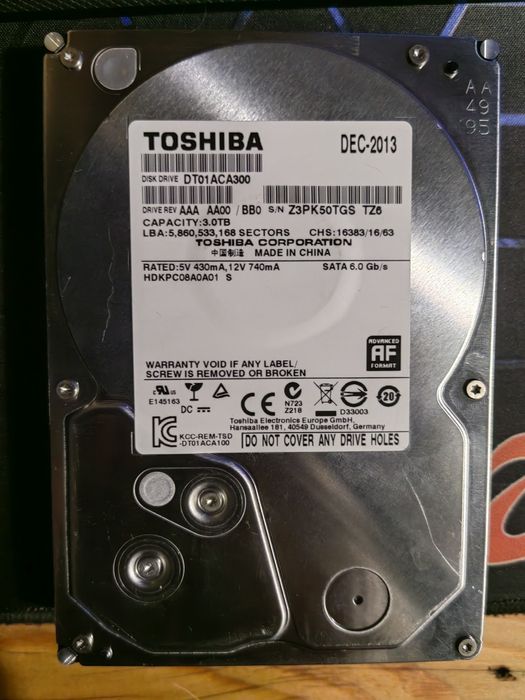 Жёсткие Диски на 3Tb, все тесты на фото.