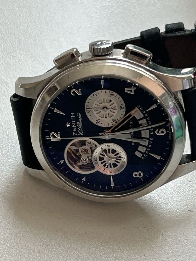 Zenith Class El Primero T Open Power Reserve Сталь