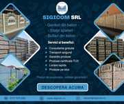 Producator garduri ornamentale stalpi beton spalieri vie imprejmuiri