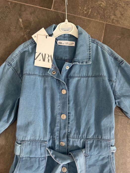 Salopeta Zara denim fetite
