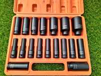 Set tubulare lungi de impact profesionale 1/2" 10 - 32mm, otel CR-MO