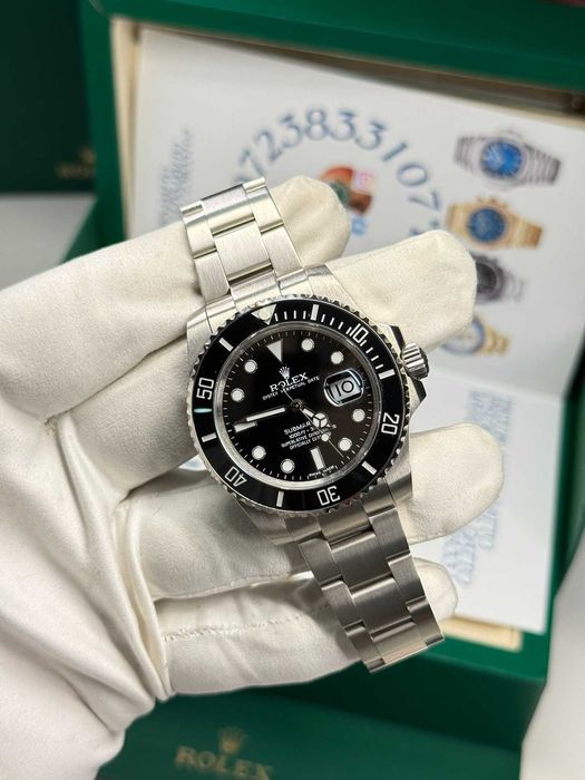 Submariner Date Rolex 41 MM Full Silver Black Dial