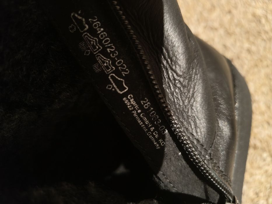 Caprise ботуши естествена кожа размер 39