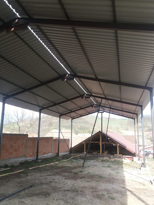 Vand hale metalice si ferme metalice din profile ipe 200 10x20