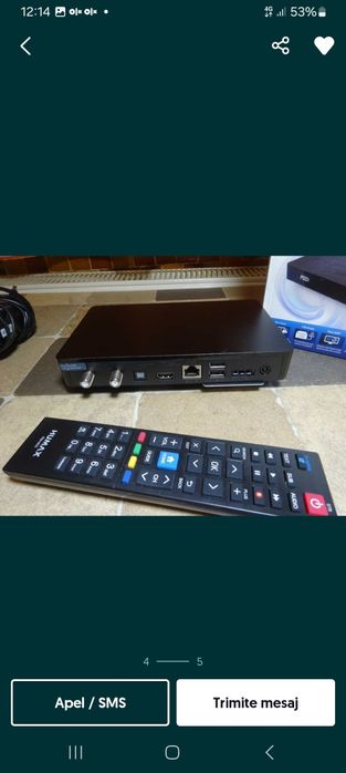 Vând receptor receiver  satelit humax