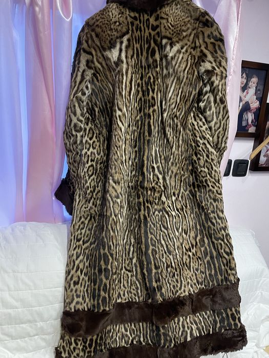 Дълго палто от норка