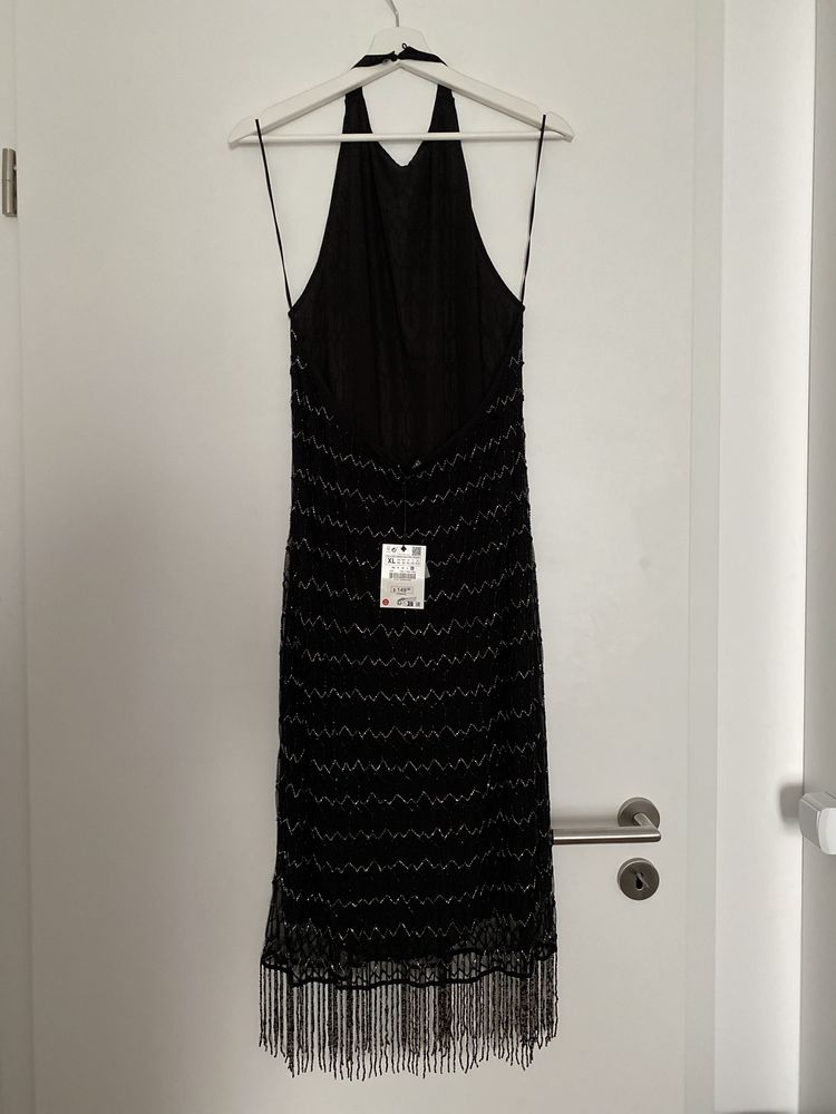 Zara rochie midi margele L