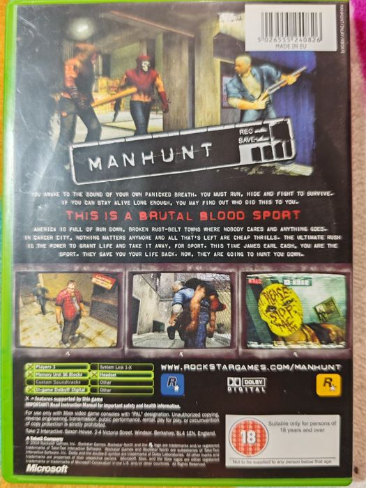 Manhunt impecabil Xbox, Xbox 360, one, seria s și seria x