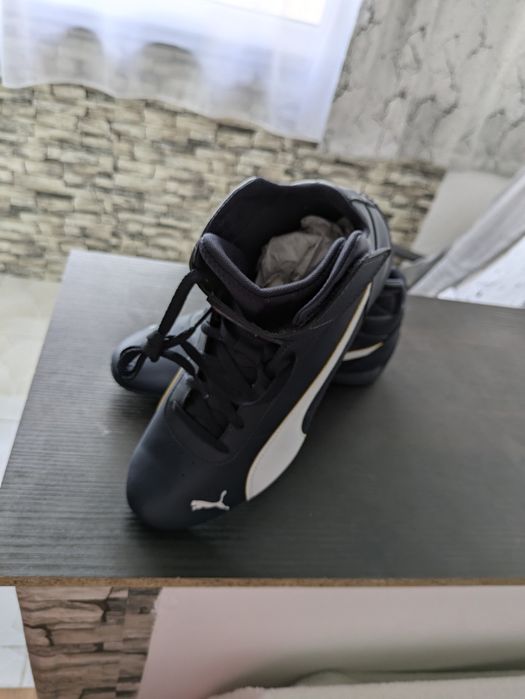 Puma Motorsport Navy Blue perforated mid-top