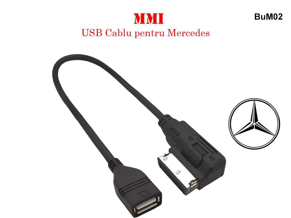 Cablu Adaptor AMI MMI cu USB MMI AMI MDI Mercedes A B C E S GL ML L