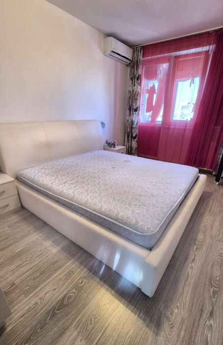 Pat matrimonial Lems cu lada si saltea