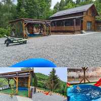 Cabana cu mini piscină la  cheie valea ierii plopi