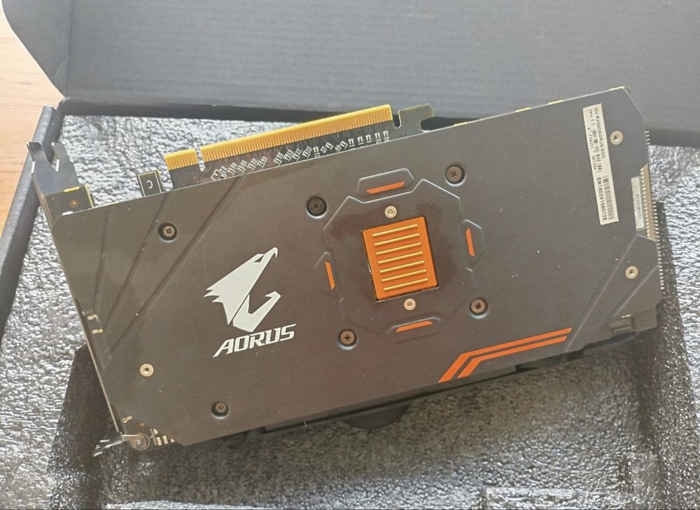 Placa video Aorus Gigabyte Radeon RX580 8gb GDDR5
