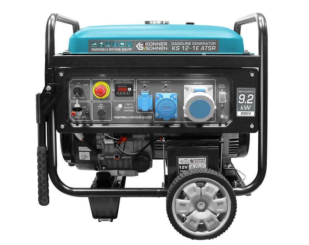 Generator de curent benzina monofazat 230V 9,2 kW Konner KS 12-1E ATSR