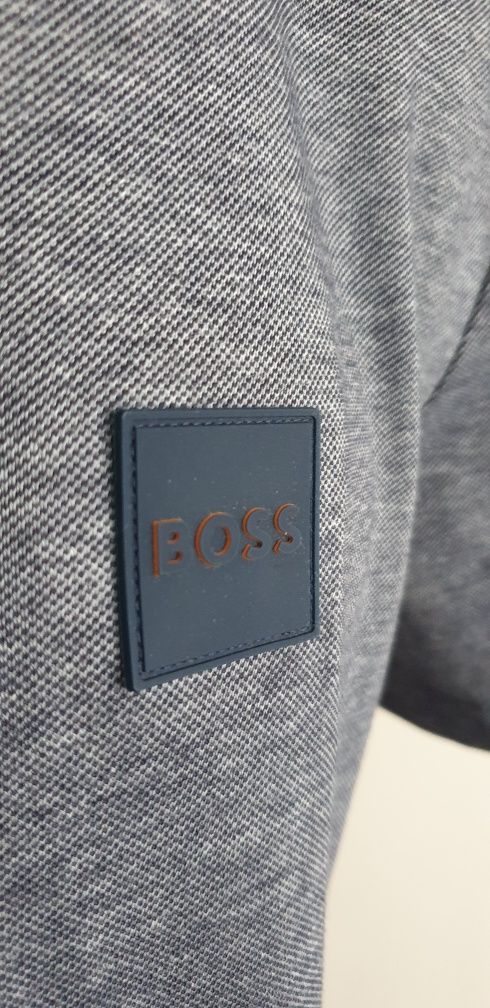Hugo Boss PeOxford Pique Cotton Mens Size M НОВО! ОРИГИНАЛНА Тениска!