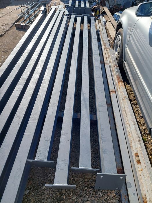 Vand 5ferme metalice din profil IPE160
Si 10 stalpi la 4m din profil I