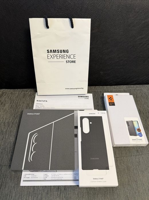 КАТО НОB 1TB Samsung Z Fold 7 Experience Store Гаранция 2027 Jet Black