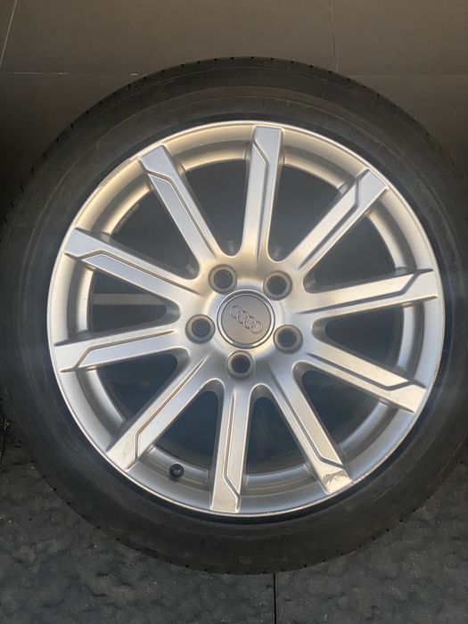 Jante originale Audi 17" cu cauciucuri Continental 2016/2015