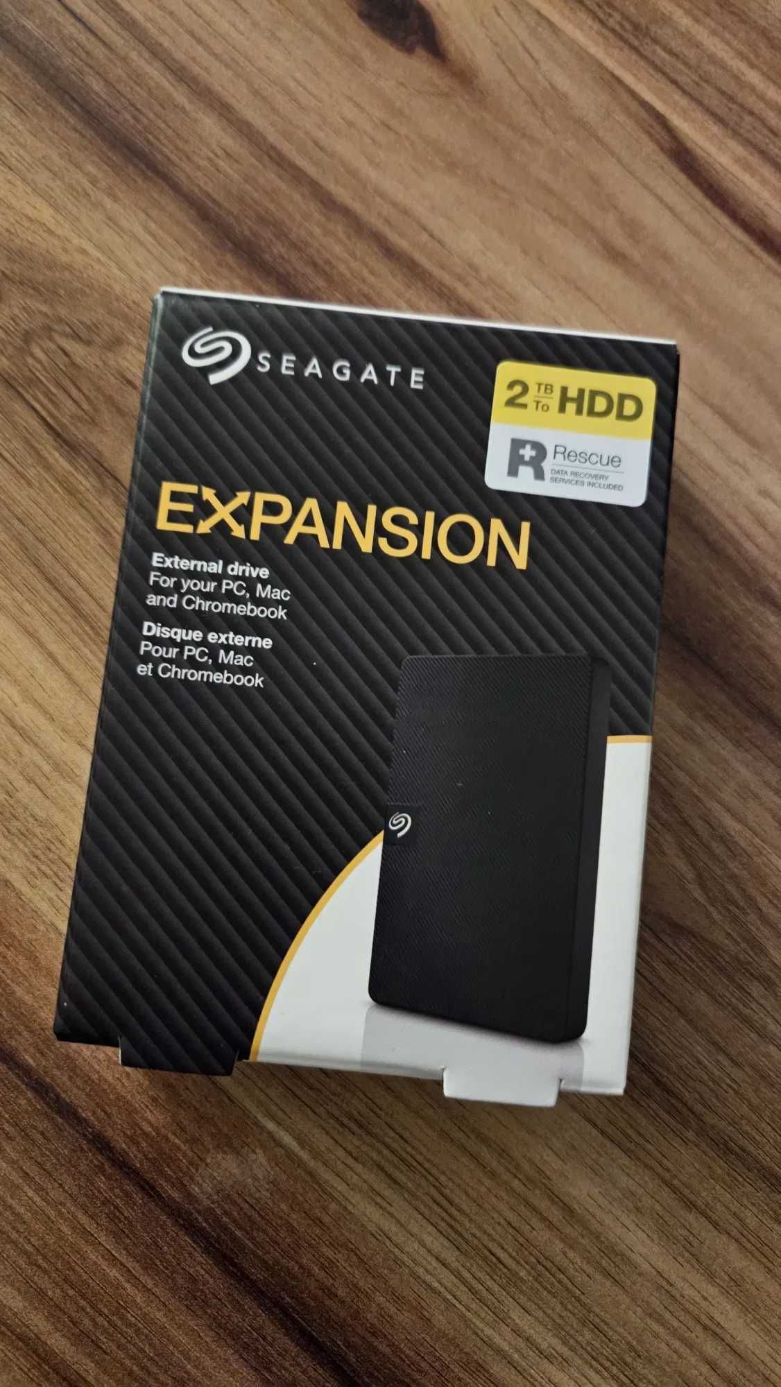 HDD Extern portabil 2TB hard disk Seagate Expansion Usb 3.0 sigilat