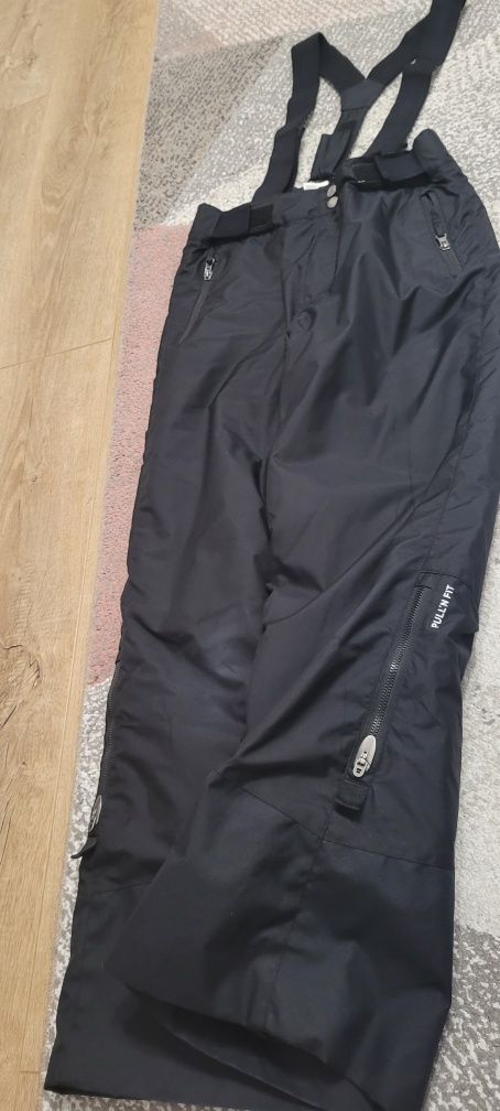 Pantalon schi pe pârtie PNF 500 Negru 12-14 ani