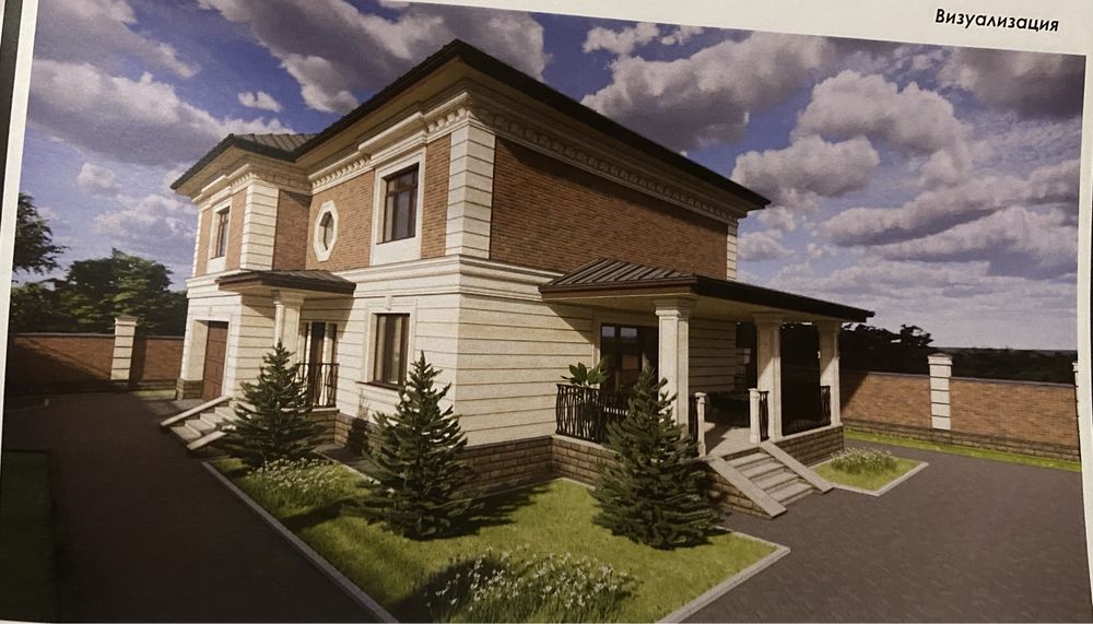 Продам дом не достроеный в шикарном районе.