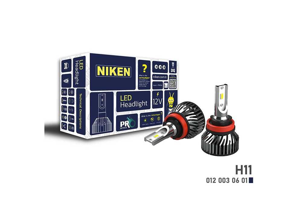 NIKEN LED крушки H11 PRO, 12V 32 W