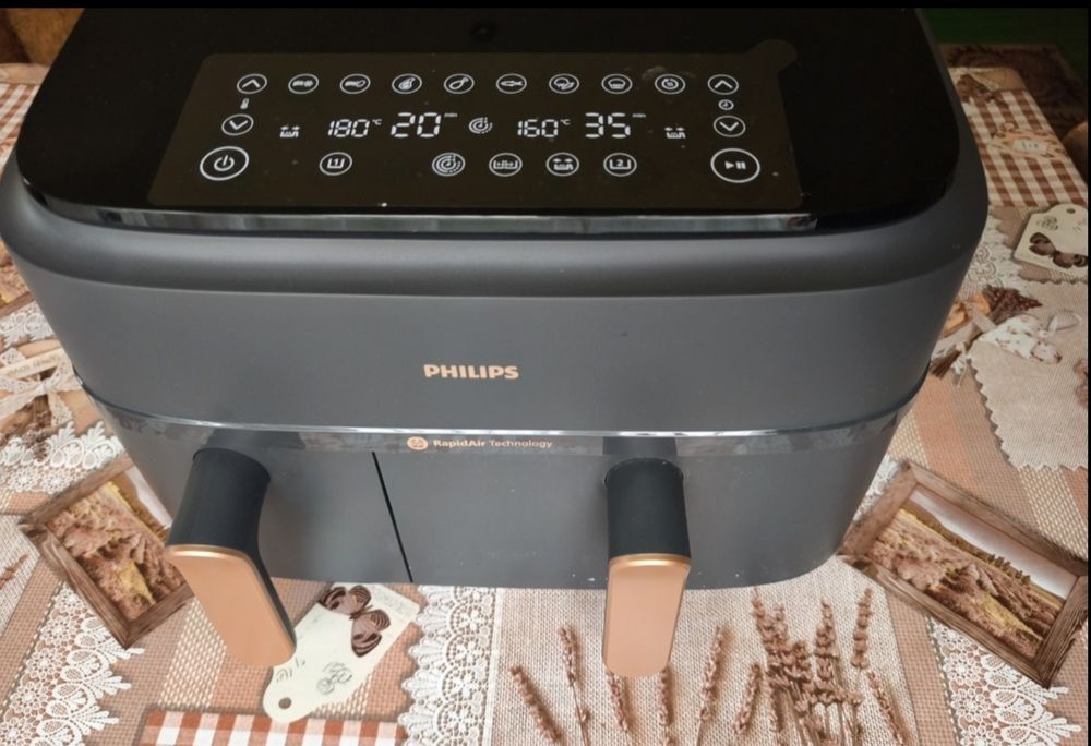 Philips Airfryer 3000 Series Dual Basket (9L) Цена: 250 лв