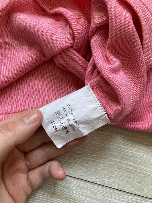 Vogue Cashmere Silk кашмир и коприна жилетка кашмирен пуловер S / M