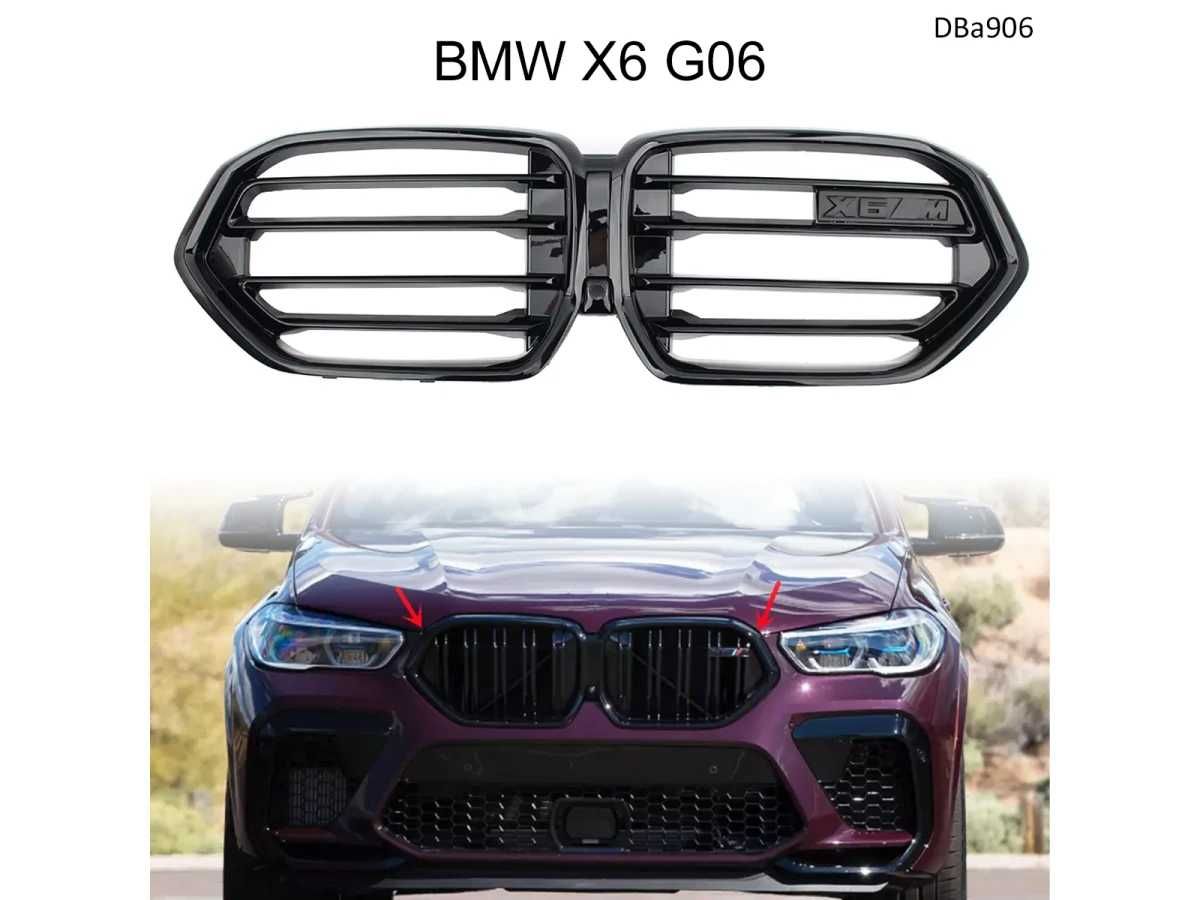 Tuning M Grile cu aspect LCI pentru BMW X6 G06 2019-2023