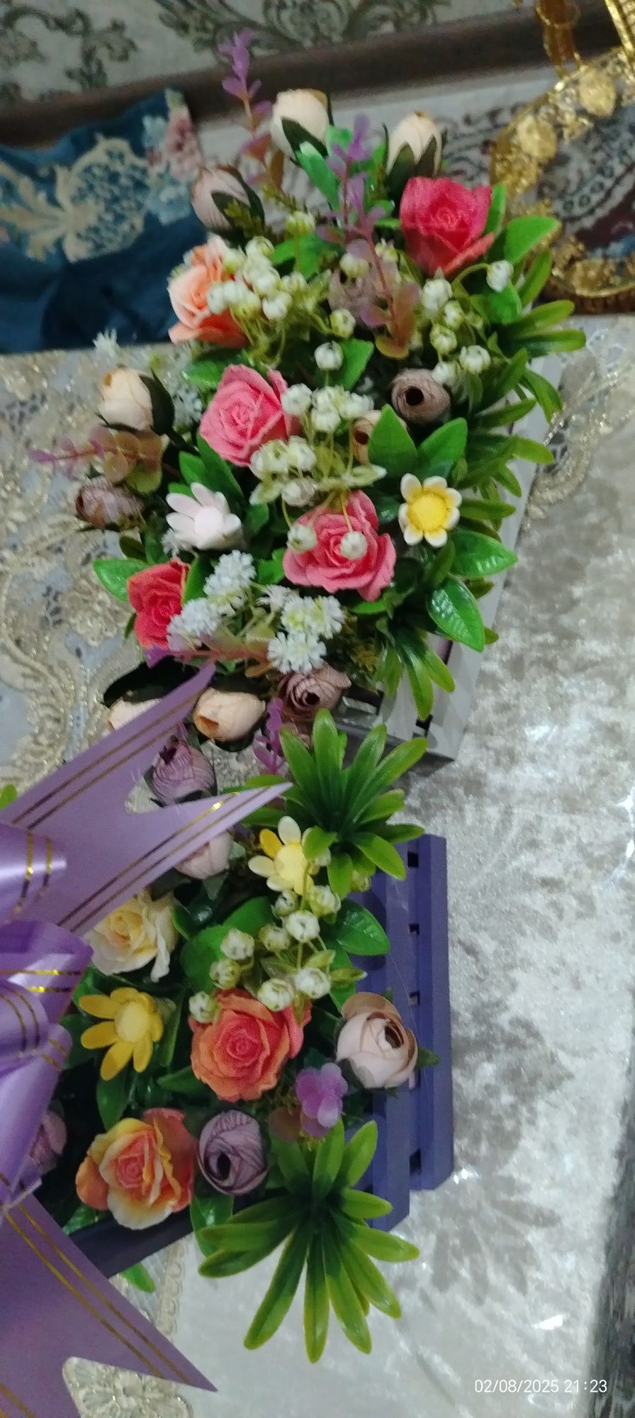 Продаются цветы из мыла и исскуственные