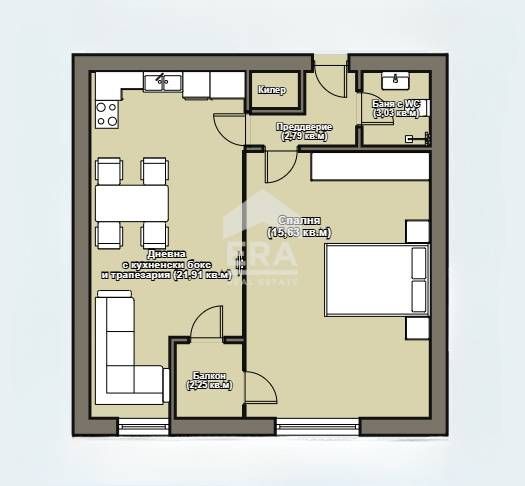 Нов проект! Двустаен апартамент в предстоящ строеж в район "Младост" 1