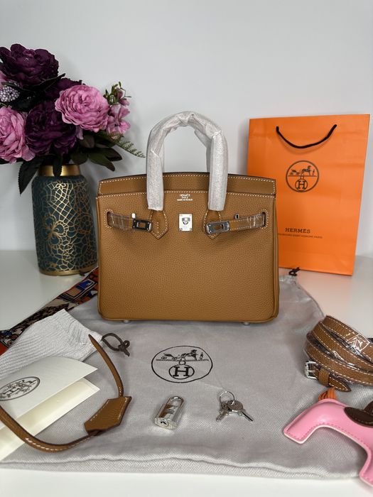 Geanta de lux HERMES Birkin 25 cm piele naturala 100% cadou c:57