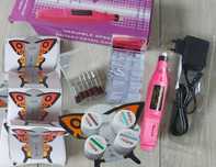 Kit Unghii Freza Roz Accesorii Tipsuri Geluri Colorate Mici 
PRET 75 R