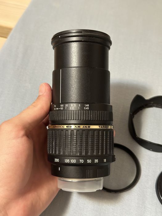 Obiectiv Tamron 18-200 mm, f/3.5-6.3, montură A-mount