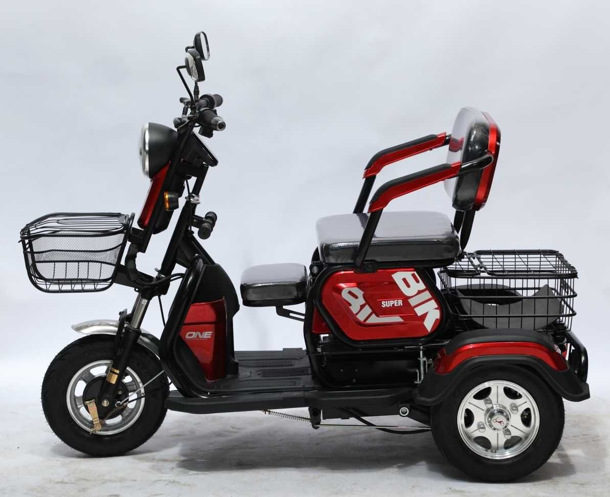 REDUS 30% Tricicleta electrica 600w batrani,adulti Long-Range Garantie