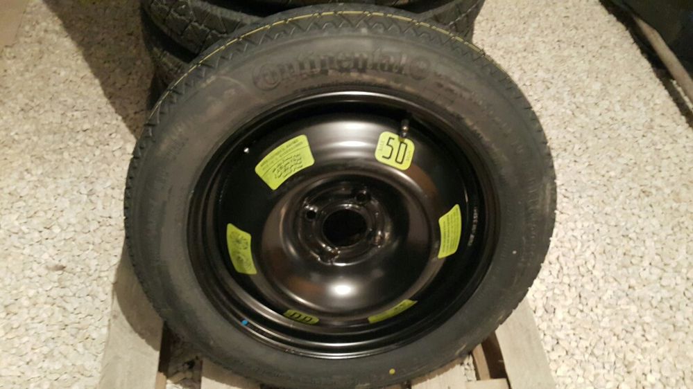 резервна гума патерица 4x108 15 и 16цола за пежо, ситроен, форд и др.=
